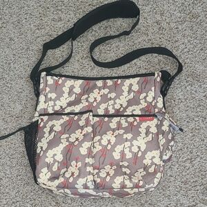 Skip Hop Brown and Cream Bag